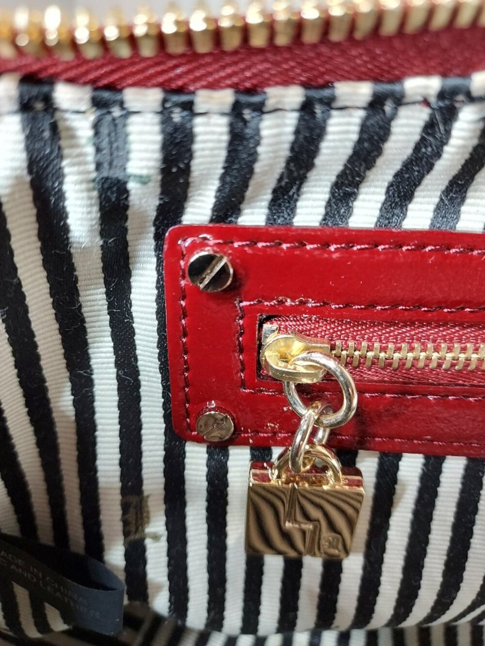 L.A.M.B. Gwen Stefani Burgundy Signature Satchel - NWOT - Picture 11 of 12